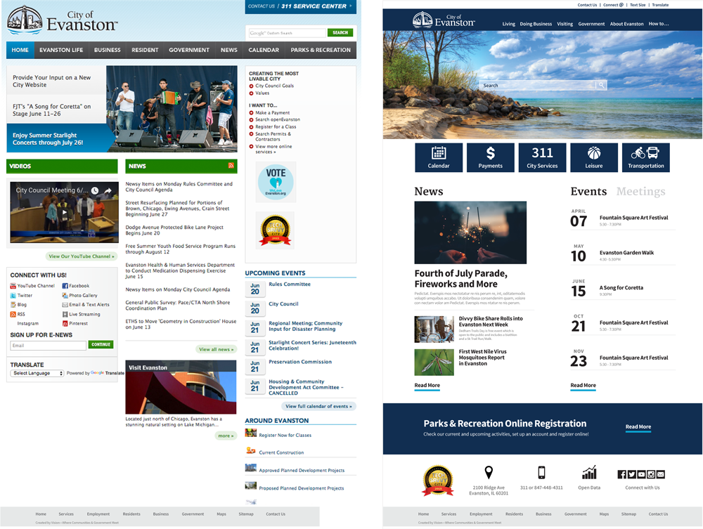 City of Evanston website